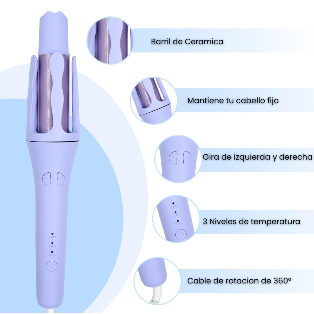 Rizador de Cabello Automático 2 en 1